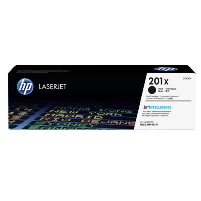 hp 201X Toner, Black Single Pack CF400X
